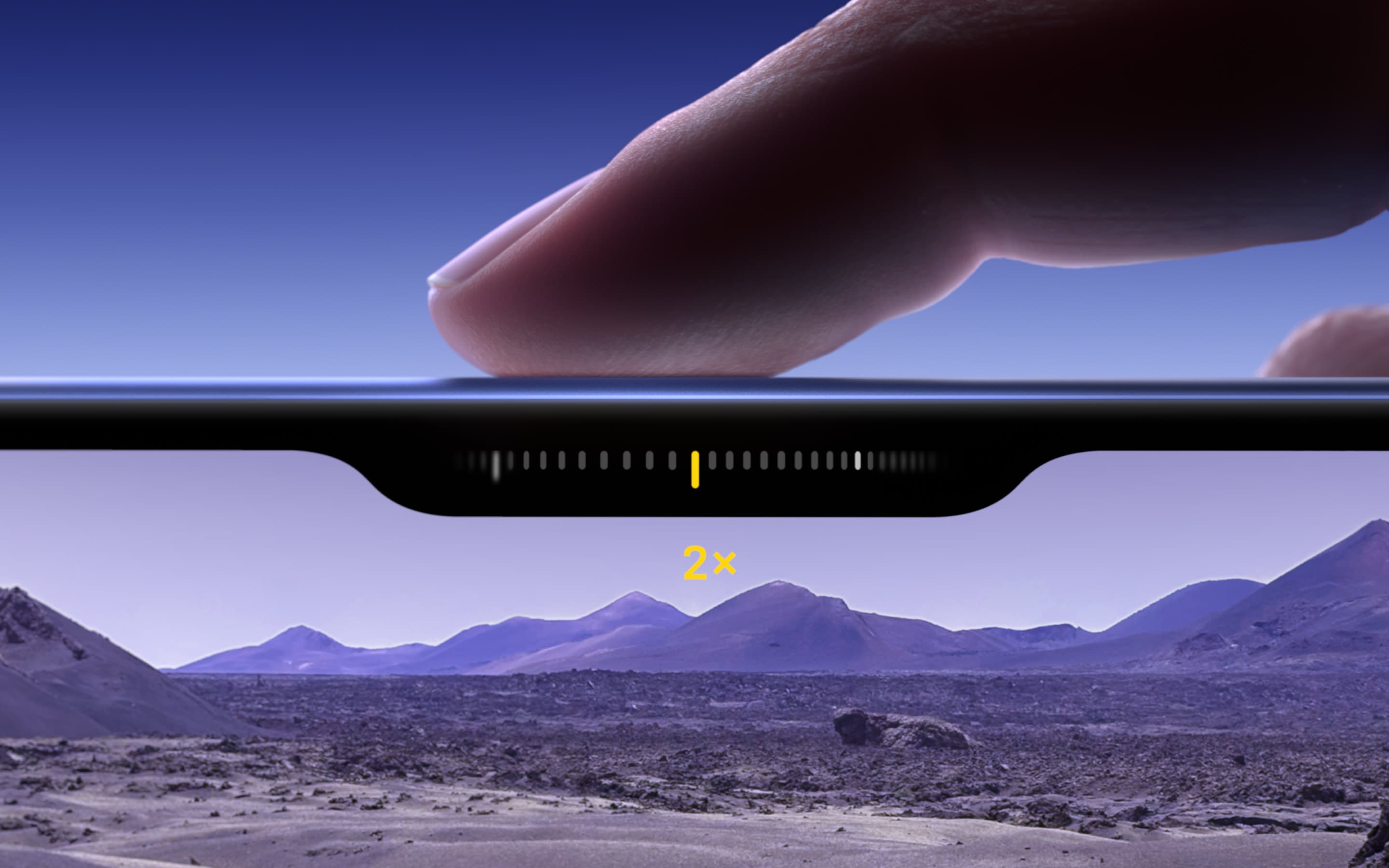 زوم کمرا کنترل آیفون ۱۶